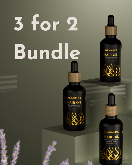 Fundamental Hair Oil Trio Offer Bundle