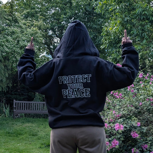 Protect Your Peace — Statement Zipped Hoodie