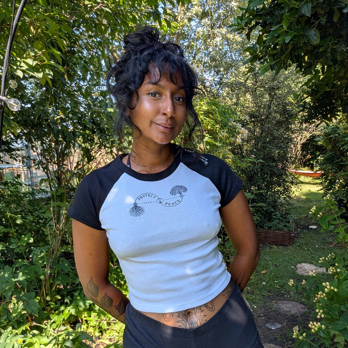 Protect Your Peace — Essential Crop Tee